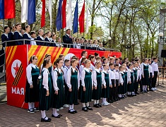 Церемония возложения цветов, посвященная 79-летию Победы в Великой Отечественной войне