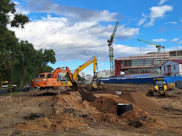 Комплексный ремонт: улица Краснофлотская в Благовещенске готова на 40%