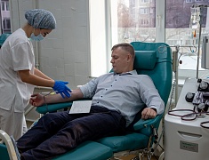 Сотрудники администрации Благовещенска стали донорами