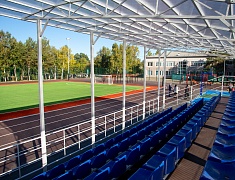 Мэр Благовещенска Олег Имамеев проверил готовность «умной» спортплощадки в Моховой Пади