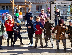 Открытие обновлённого двора на Чайковского, 47