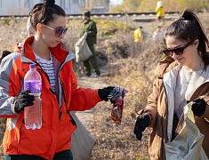 В рамках акции «Город берегу» большой субботник прошел на улице Чайковского