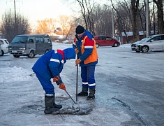 Рабочий выезд мэра по нарушению работы коллектора по Пушкина, 110