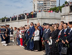  В Благовещенске отметили 80-летие окончания Второй мировой войны