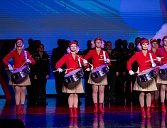 В Общественно-культурном центре Благовещенска прошел праздничный концерт, посвященный Дню защитника Отечества