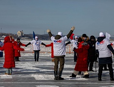 На Амуре между Благовещенском и Хэйхэ прошли Российско-китайские зимние игры
