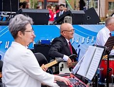 Торжественное открытие набережной реки Зея