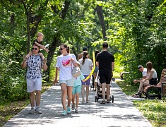 Первомайский парк отметил очередной день рождения