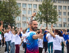 Порядка 350 благовещенцев вышли на общегородскую зарядку