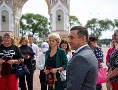 В Благовещенск на IX Международный фестиваль «Детство на Амуре» прибыла детская делегация из ДНР