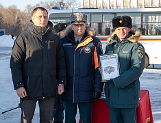 Благовещенский пожарный гарнизон получил спецтранспорт