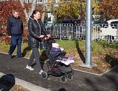 В Благовещенске открыли территории, благоустроенные по программе «1000 дворов» 