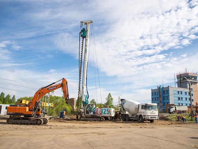 В благовещенском аэропорту началось строительство нового терминала с телетрапами