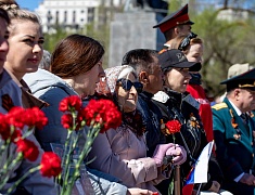 Торжественное прохождение войск Благовещенского гарнизона