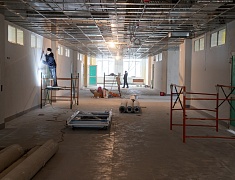 Мэр Благовещенска Олег Имамеев проинспектировал строительство нового корпуса 16 школы на улице Тепличной