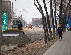 Мэр Благовещенска Олег Имамеев проконтролировал ход работ на улице Ленина