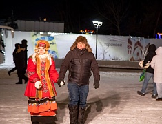 «Валенки-шоу» развернулось на главной площади Благовещенска 31 декабря