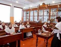 В Алексеевской гимназии открыли исторический кабинет биологии