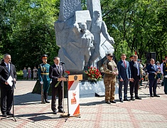В Благовещенске открыли временный мемориал памяти участников локальных войн и конфликтов