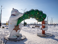 Благовещенск преображается к Новому году