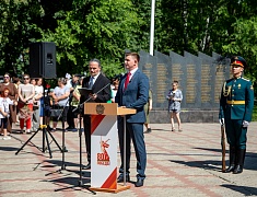 В Благовещенске открыли временный мемориал памяти участников локальных войн и конфликтов