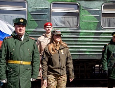 Благовещенск встретил агитпоезд «Сила в правде»