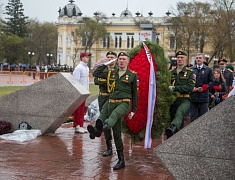 Митинг, посвященный 78 годовщине Победы в Великой Отечественной Войне, прошел в Благовещенске