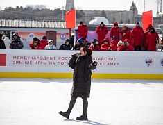 На Амуре между Благовещенском и Хэйхэ прошли Российско-китайские зимние игры
