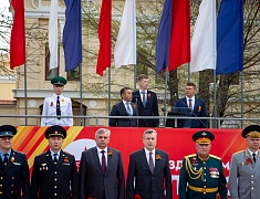 Церемония возложения цветов, посвященная 79-летию Победы в Великой Отечественной войне