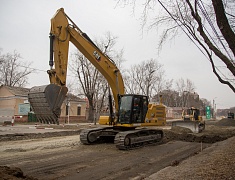 Мэр Благовещенска Олег Имамеев проконтролировал ход работ на улице Ленина