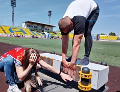 Семья из Благовещенска на областном Фестивале ГТО