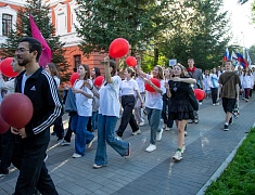 Парад студенчества прошел в Благовещенске