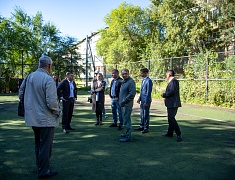 Выездное совещание мэра по содержанию общественной территории в селе Плодопитомник