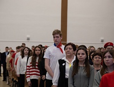 В школе №16 открыли месячник оборонно-массовой, военно-патриотической и спортивной работы