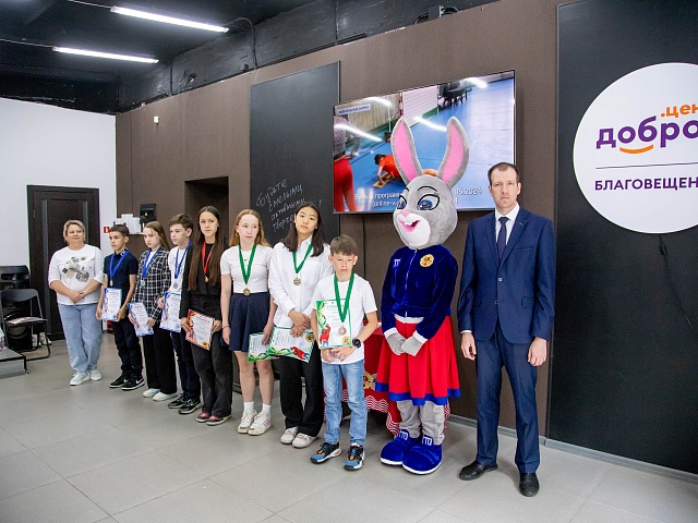 Благовещенские школьники награждены по итогам фестиваля ГТО