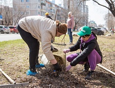 Общегородской субботник "Город берегу"