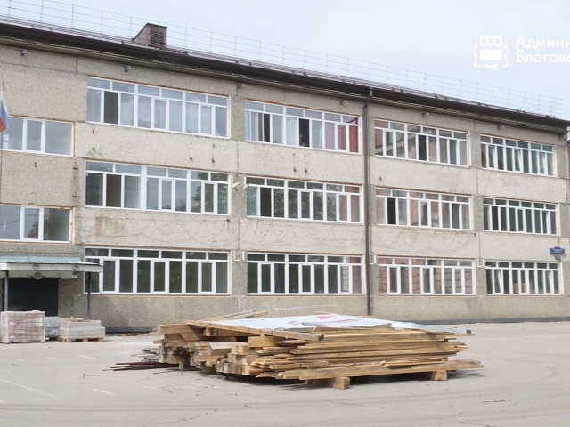 Капремонт в шестом лицее готов почти наполовину