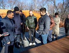 Мэр Благовещенска Олег Имамеев оценил готовность парков к открытию сезона
