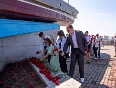 Память бойцов Великой Отечественной войны почтили в Благовещенске
