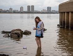 В Благовещенске прошла акция, посвященная Дню памяти детей-жертв войны в Донбассе