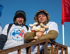 Соревнования по хоккею в рамках Международного российско-китайского фестиваля зимних видов спорта