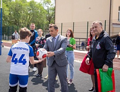 На базе стадиона гимназии №1 стартовали «Футбольные каникулы»