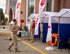 Областной центр принимает уникальный передвижной музей "Поезд Победы"