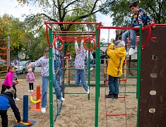 В Благовещенске открыли ещё одну территорию, благоустроенную по программе «1000 дворов»