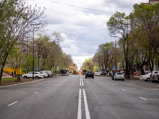 В Благовещенске открыли для движения Ленина от Лазо до Пушкина 