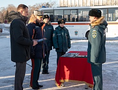 Благовещенский пожарный гарнизон получил спецтранспорт