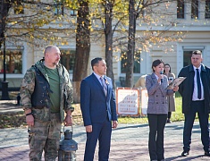 Автобус Победы вернулся в Благовещенск