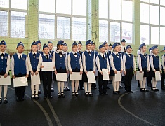 Торжественное посвящение в "орлята" в лицее №6 Благовещенска