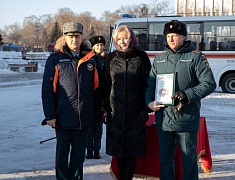 Благовещенский пожарный гарнизон получил спецтранспорт
