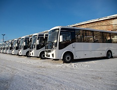 11 новых автобусов пополнили парк благовещенской «Автоколонны 1275»